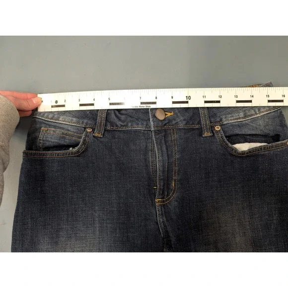 Wrangler Bootcut Jeans Womens 9x34 Dark Wash Stretch Denim 1009MWZAH - Picture 8 of 12